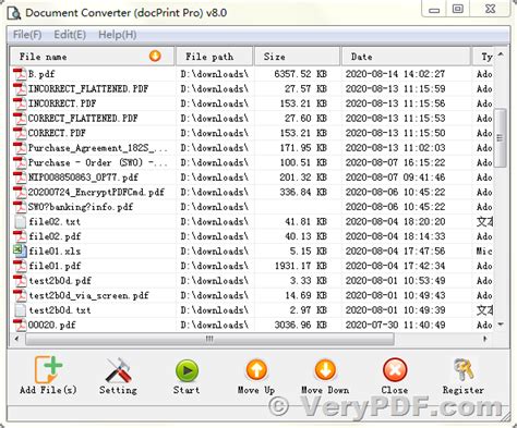 VeryPDF Document Converter (docPrint