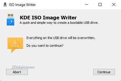 KDE ISO Image Writer